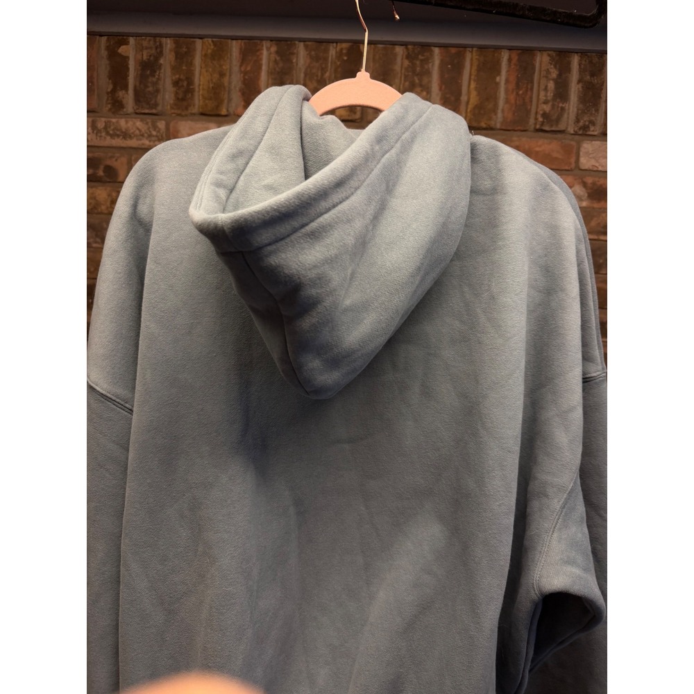 Comfrt Cloud Zip Hoodie Light Blue Oversized Fleece Sweatshirt XS - Picture 4 of 5